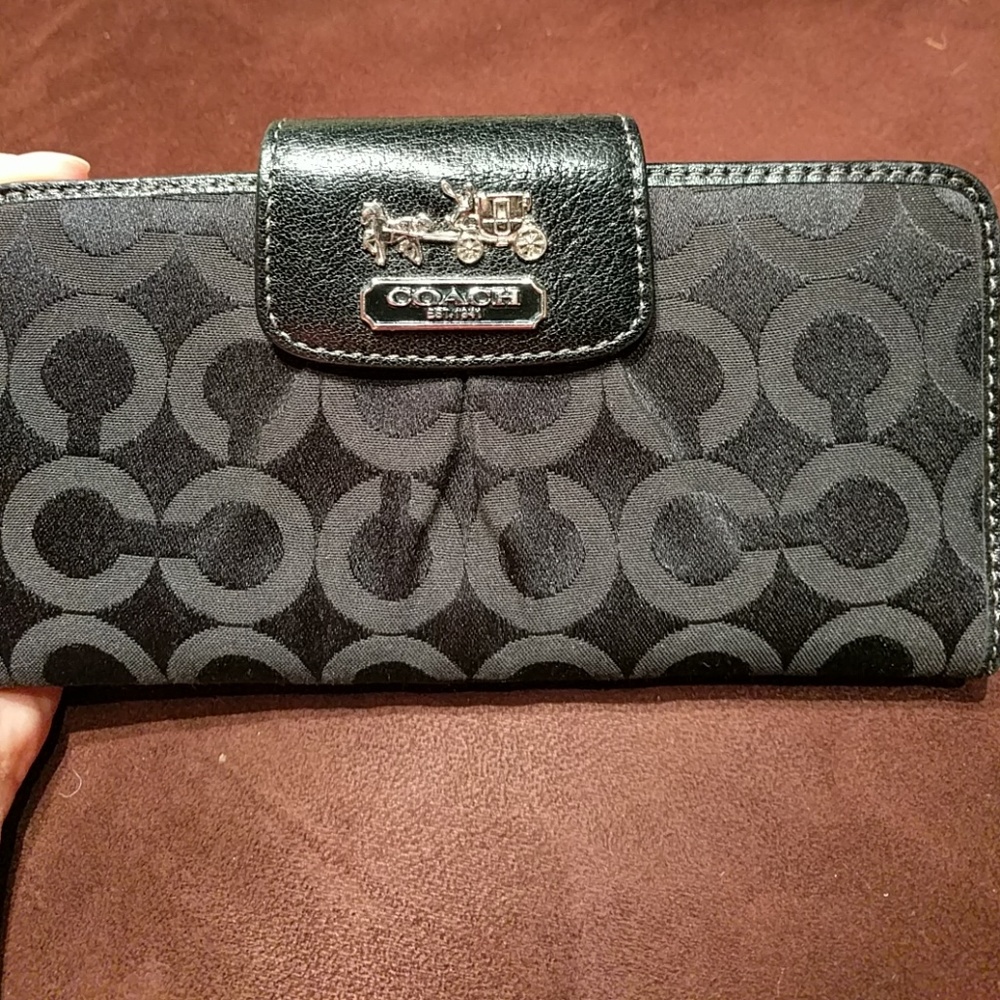 Coach snap wallet